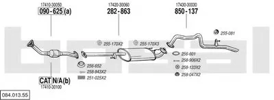 Система выпуска ОГ BOSAL купить