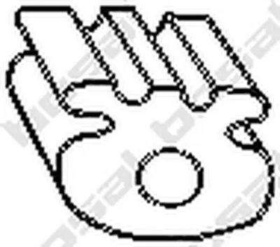 Резиновые полоски, система выпуска BOSAL купить