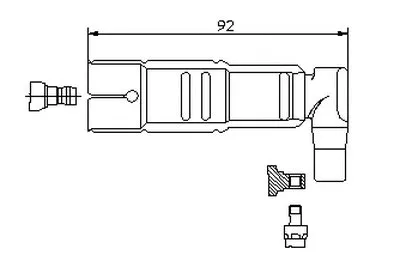 Вилка, свеча зажигания BREMI купить