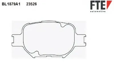 Комплект тормозных колодок, дисковый тормоз FTE купить