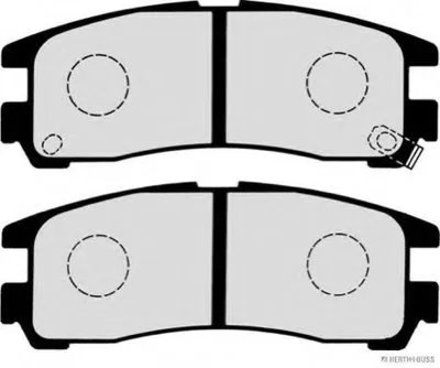 Комплект тормозных колодок, дисковый тормоз HERTH+BUSS JAKOPARTS купить