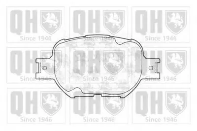 Комплект тормозных колодок, дисковый тормоз QUINTON HAZELL купить