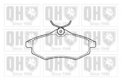 Комплект тормозных колодок, дисковый тормоз QUINTON HAZELL купить