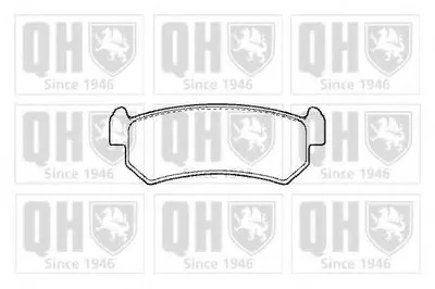 Комплект тормозных колодок, дисковый тормоз QUINTON HAZELL купить