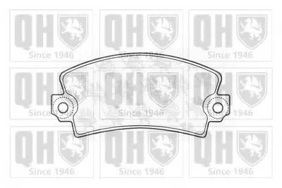 Комплект тормозных колодок, дисковый тормоз QUINTON HAZELL купить