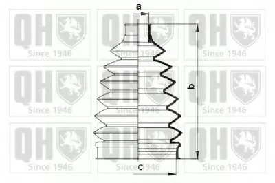 Комплект пылника, приводной вал QUINTON HAZELL купить