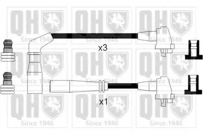 Комплект проводов зажигания CI QUINTON HAZELL купить