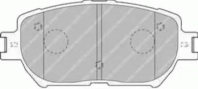 Комплект тормозных колодок, дисковый тормоз PREMIER FERODO купить