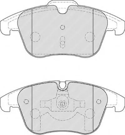 Комплект тормозных колодок, дисковый тормоз PREMIER FERODO купить