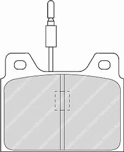 Комплект тормозных колодок, дисковый тормоз PREMIER FERODO купить