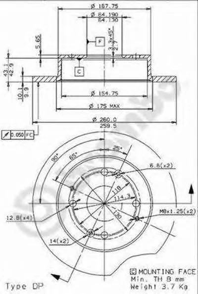 Тормозной диск AP купить