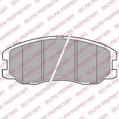 Комплект тормозных колодок, дисковый тормоз DELPHI купить