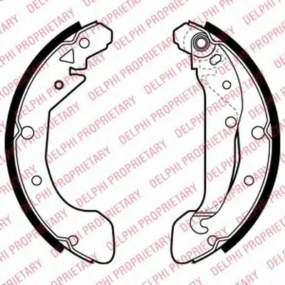 Комплект тормозных колодок DELPHI купить