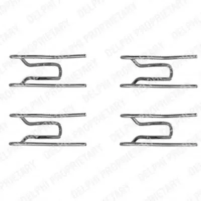 Комплектующие, колодки дискового тормоза DELPHI купить