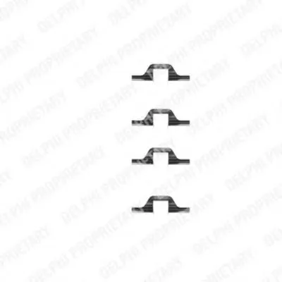 Комплектующие, колодки дискового тормоза DELPHI купить