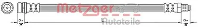 Тормозной шланг METZGER купить