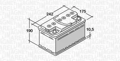 Стартерная аккумуляторная батарея; Стартерная аккумуляторная батарея для ETS MAGNETI MARELLI купить