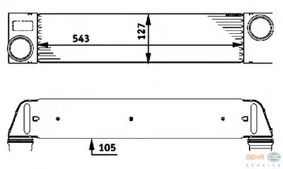 Интеркулер BEHR HELLA SERVICE купить