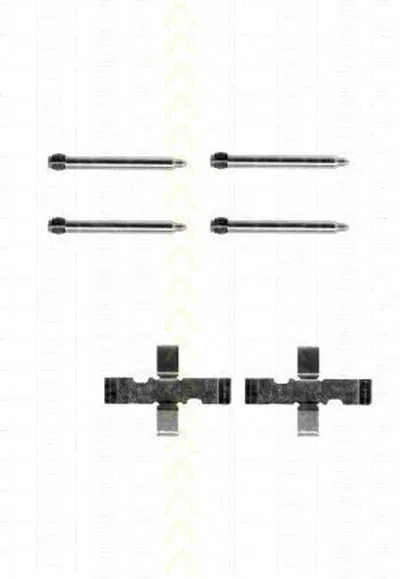 Комплектующие, колодки дискового тормоза TRISCAN купить