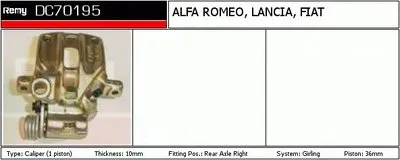 Тормозной суппорт Remanufactured REMY (Multiline) DELCO REMY купить