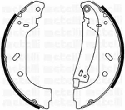 Комплект тормозных колодок METELLI купить