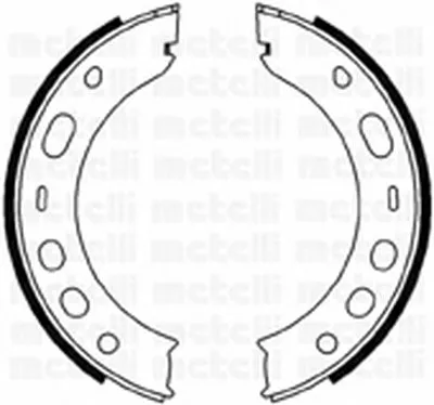 Комплект тормозных колодок, стояночная тормозная система METELLI купить