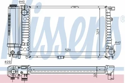 Радиатор, охлаждение двигателя