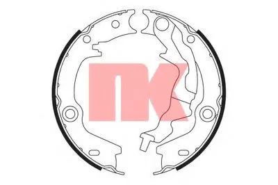 Комплект тормозных колодок, стояночная тормозная система NK купить