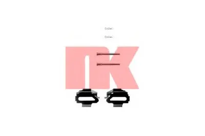 Комплектующие, колодки дискового тормоза NK купить