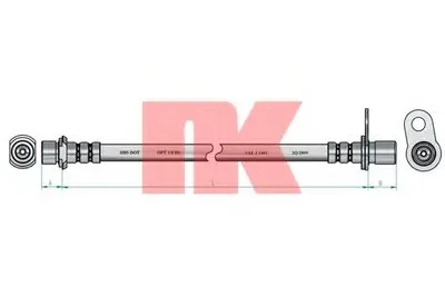Тормозной шланг NK купить