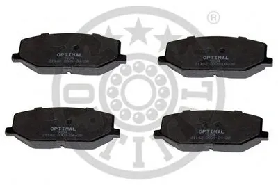 Комплект тормозных колодок, дисковый тормоз OPTIMAL купить