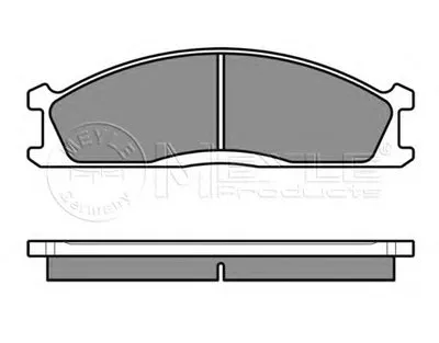 Комплект тормозных колодок, дисковый тормоз MEYLE купить