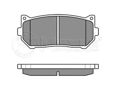 Комплект тормозных колодок, дисковый тормоз MEYLE купить