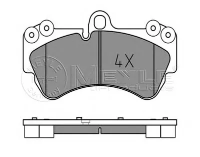 Комплект тормозных колодок, дисковый тормоз MEYLE купить
