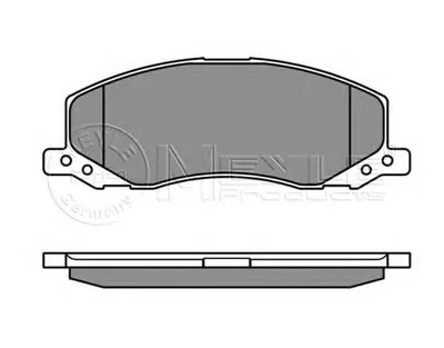 Комплект тормозных колодок, дисковый тормоз MEYLE купить