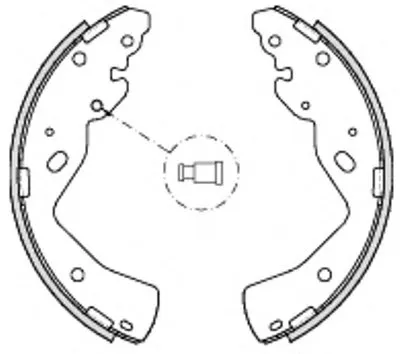Комплект тормозных колодок REMSA купить