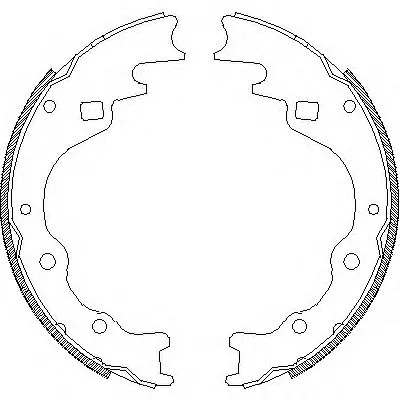 Комплект тормозных колодок REMSA купить