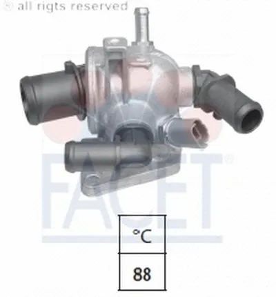 Термостат, охлаждающая жидкость FACET купить
