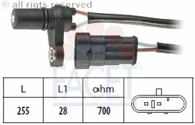 Датчик частоты вращения, автоматическая коробка передач FACET купить