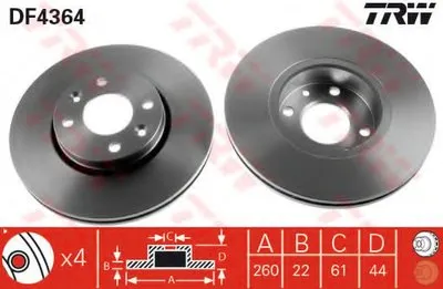 Тормозной диск TRW купить