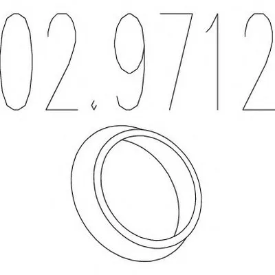 Прокладка, труба выхлопного газа MTS купить