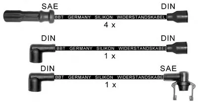 Комплект проводов зажигания BBT купить