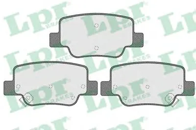 Комплект тормозных колодок, дисковый тормоз LPR купить