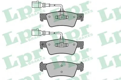 Комплект тормозных колодок, дисковый тормоз LPR купить