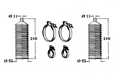 Комплект пылника, рулевое управление OCAP купить