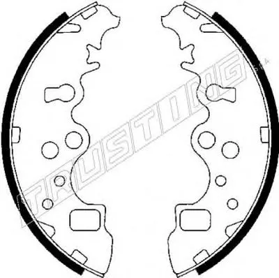 Комплект тормозных колодок TRUSTING купить