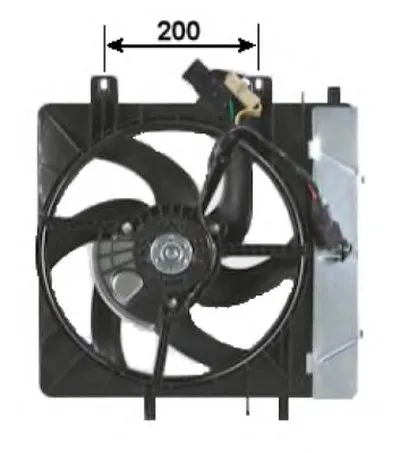 Вентилятор, охлаждение двигателя NRF купить