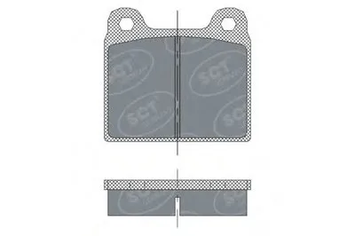 Комплект тормозных колодок, дисковый тормоз SCT Germany купить
