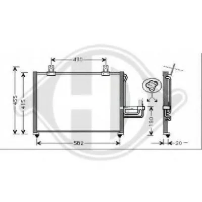 Конденсатор, кондиционер DIEDERICHS купить