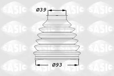 Комплект пылника, приводной вал SASIC купить